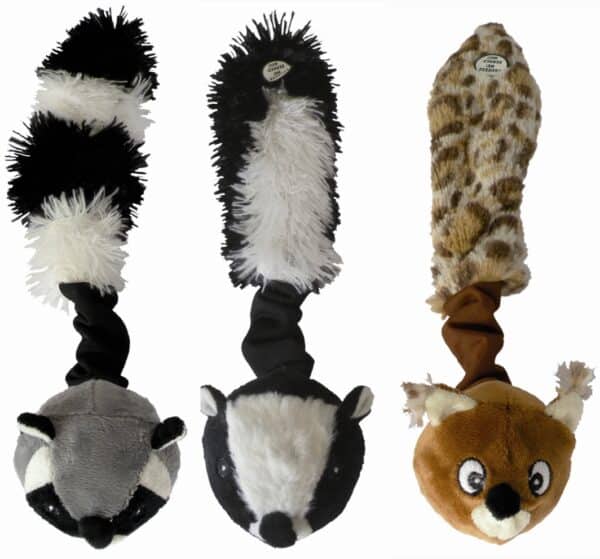 Balle peluche en forme d'animaux pour chiens