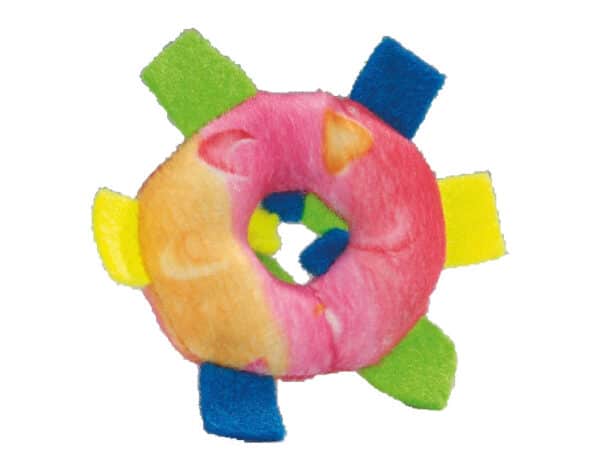 Anneau fantaisie en peluche avec queue