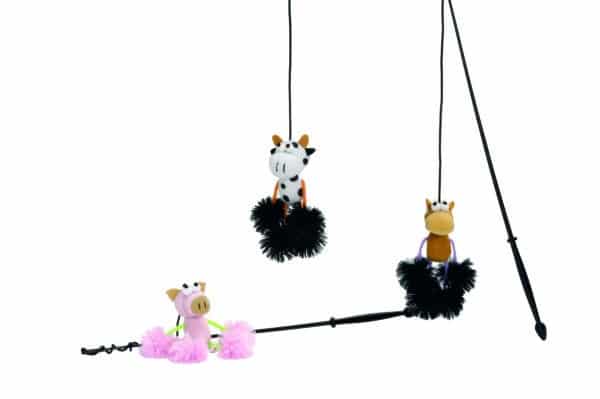 Canne a peche Farmlife pour chats - Beeztees