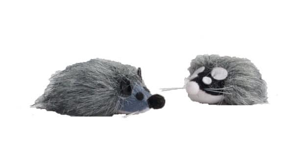 Souris Punk avec fourrure pour chats - Beeztees