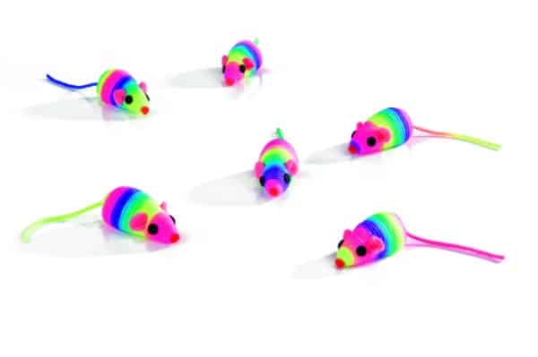 Souris Rainbow en nylon strie