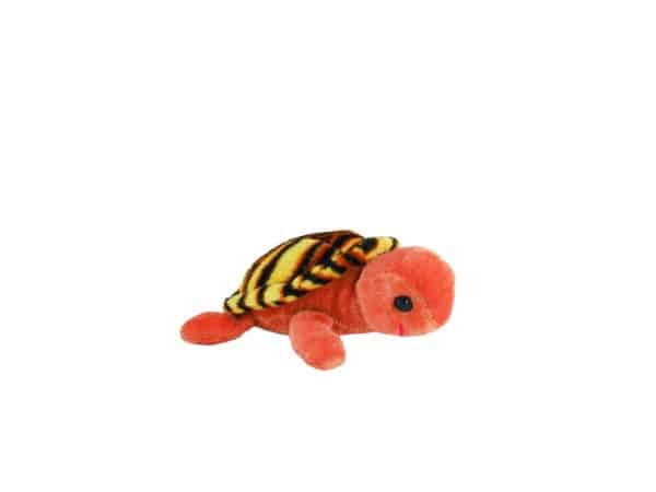Tortue vibrante en peluche pour chats