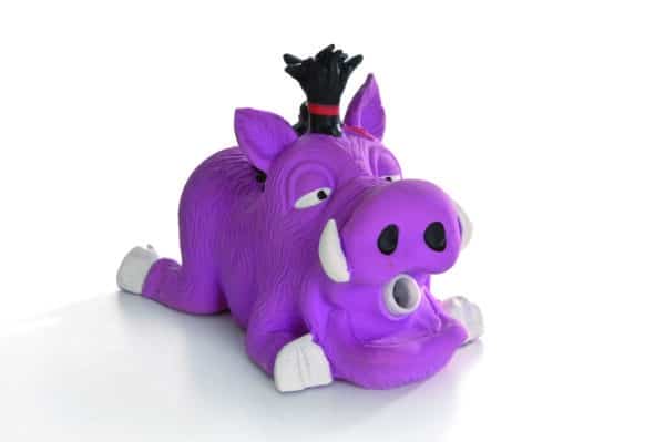 Jouet en latex Gruml rose pour chiens 17 cm - Beeztees