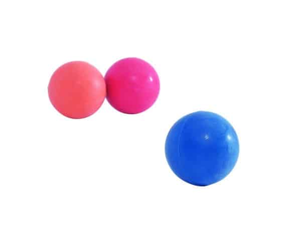 Balle en caoutchouc massif pour chiens 5 cm