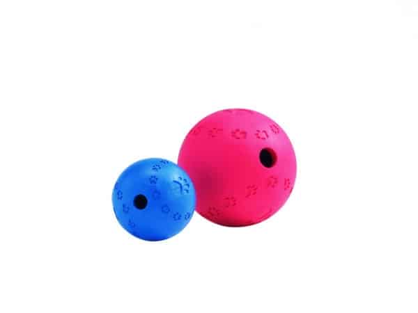 Balle à friandises en caoutchouc, parfumée à la vanille, pour chiens 11.5 cm