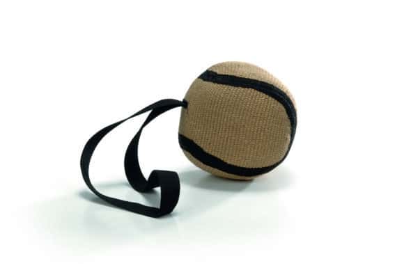 Balle en jute avec poignée, pour chiens 15 cm - Beeztees