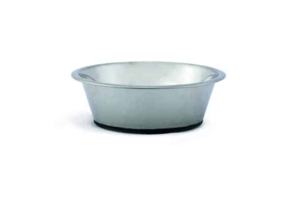 Gamelle en inox anti-derapante pour chiens 16 cm - 0.90 l - Beeztees