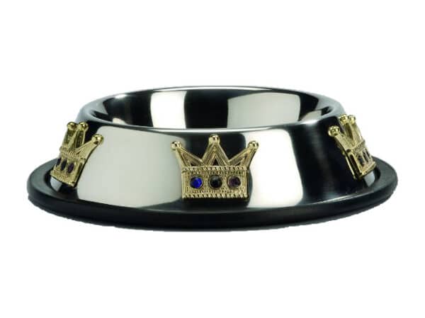 Gamelle Royal en inox anti-derapante pour chiens 20 cm - Beeztees