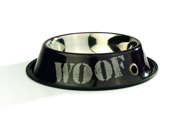 Gamelle en inox Woof pour chiens 14 cm - Beeztees