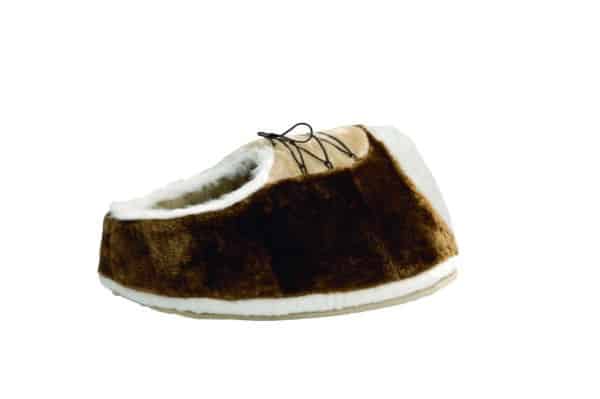 Panier, lit en peluche en forme de chaussure, pour chats