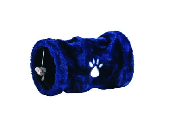 Mini tunnel de jeu en peluche, pour chats