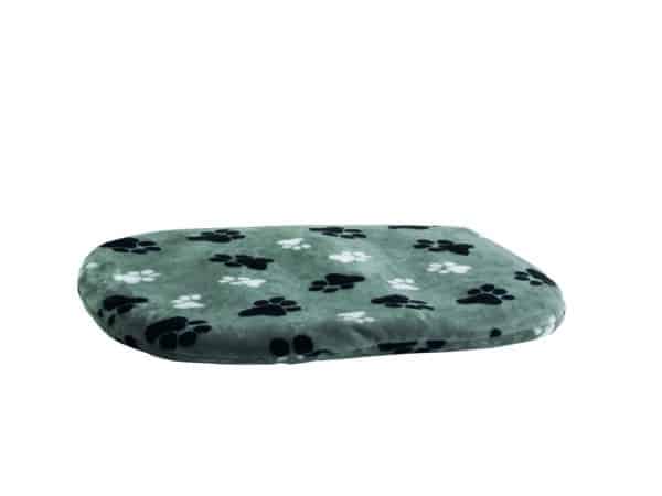 Coussin en peluche à motif pattes, pour chiens 77 x 57 cm