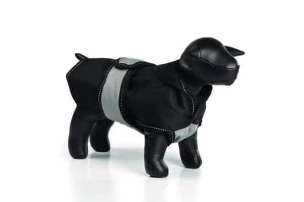 Manteau Robustic noir et gris, pour chiens 30 cm - Beeztees