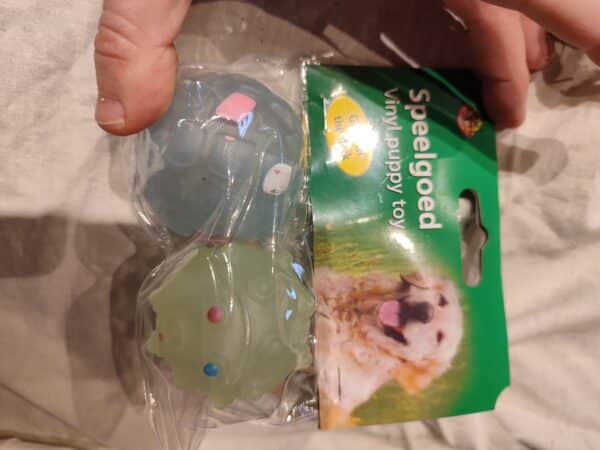 Balles en vinyle fluo, pour chiots